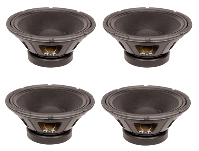 4 x Eminence DELTA 12LF 4ohm 12" 500watt Speakers - BUNDLE PACK 4 x Eminence DELTA 12LF 4ohm 12" 500watt Speakers - BUNDLE PACK